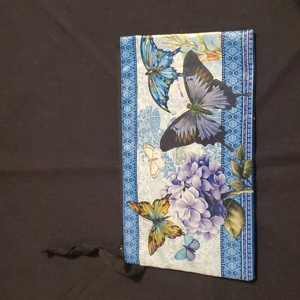 Cloth Butterfly zipper pouch